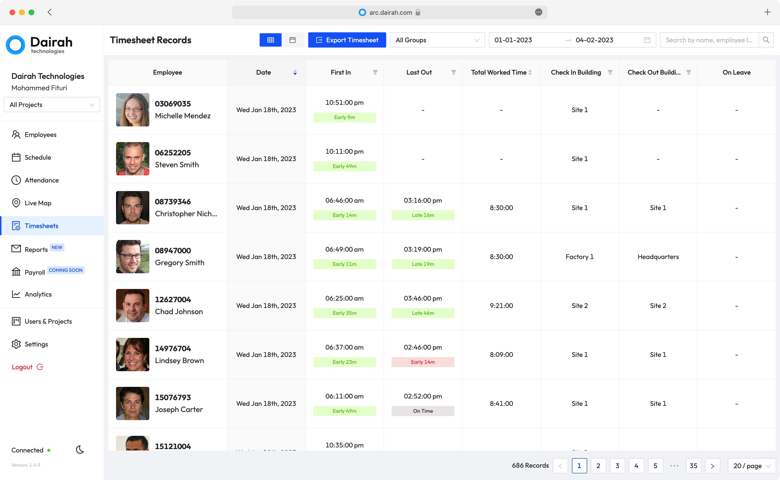 Error-free Timesheets